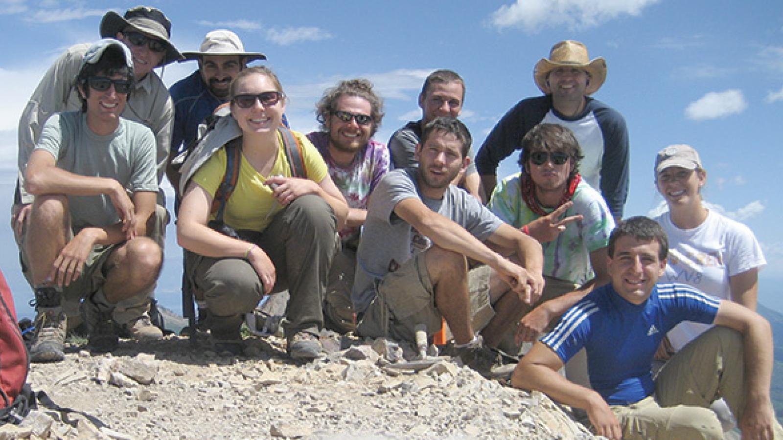 The 2011 field camp group in Ephram, Utah