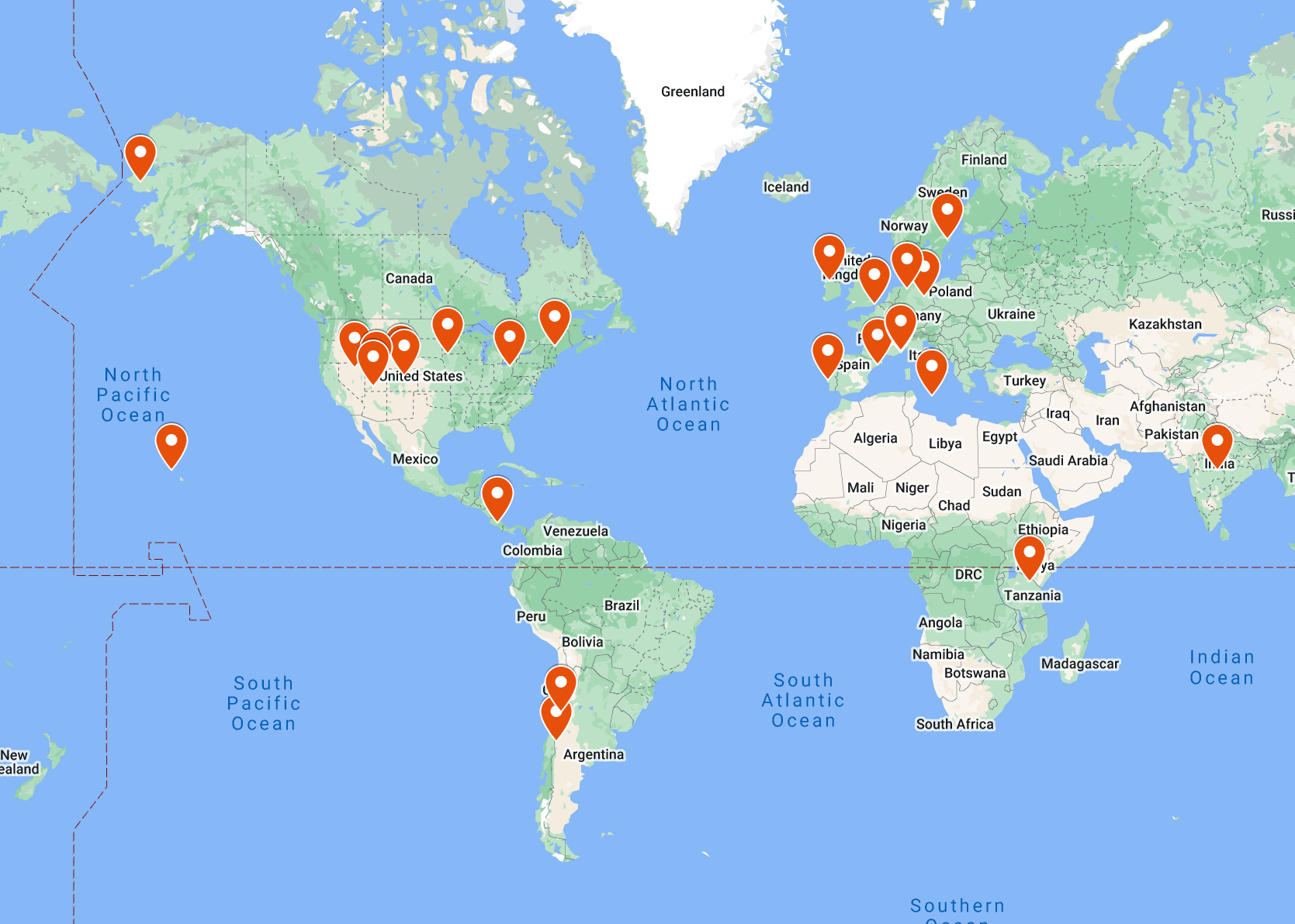 Where in the World? Where did SES go this Summer? School of Earth