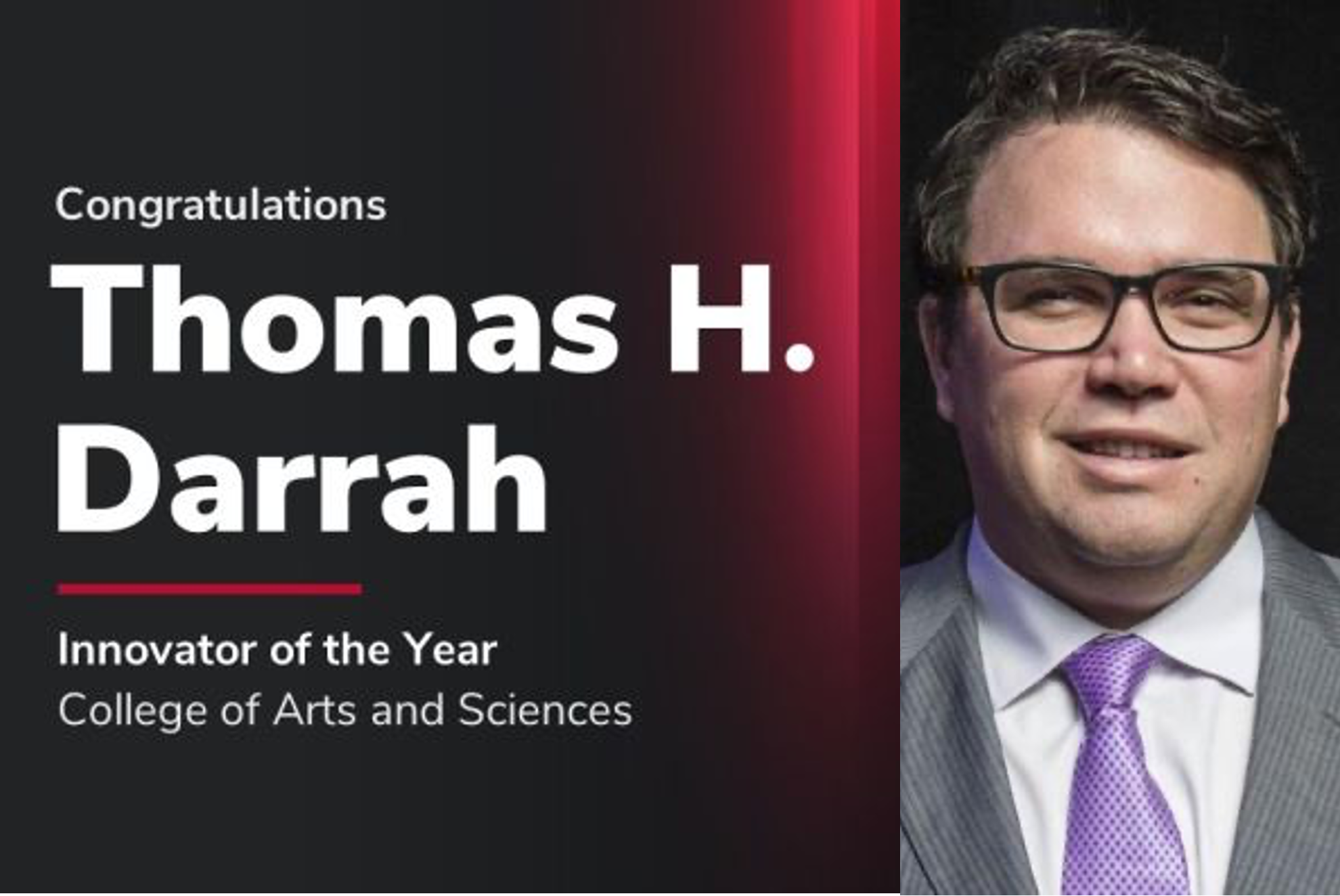 Professor Thomas H. Darrah named OSU's 2023 Innovator of the Year