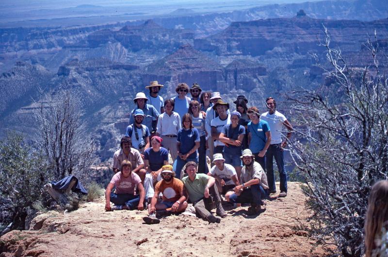 1976 Field Camp group at Canyonlands National Park