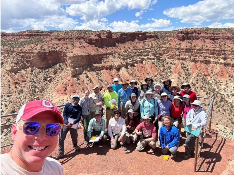 Field camp group photo from 2023