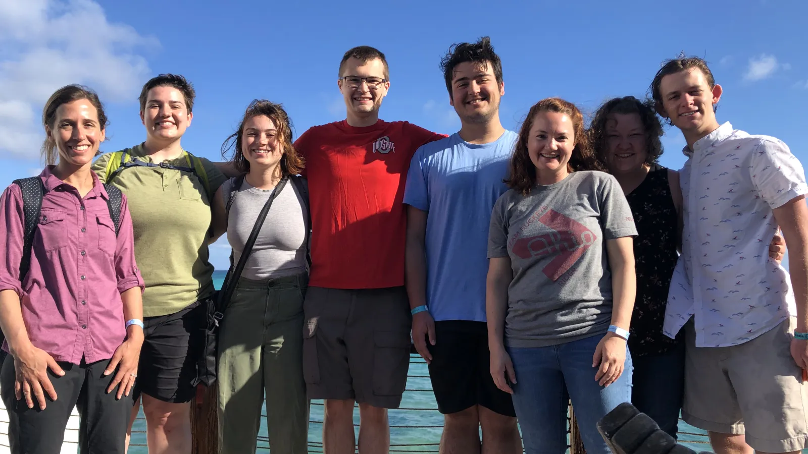 Professors Liz Griffith and Jill Leonard-Pingel and all 6 students who went on the trip