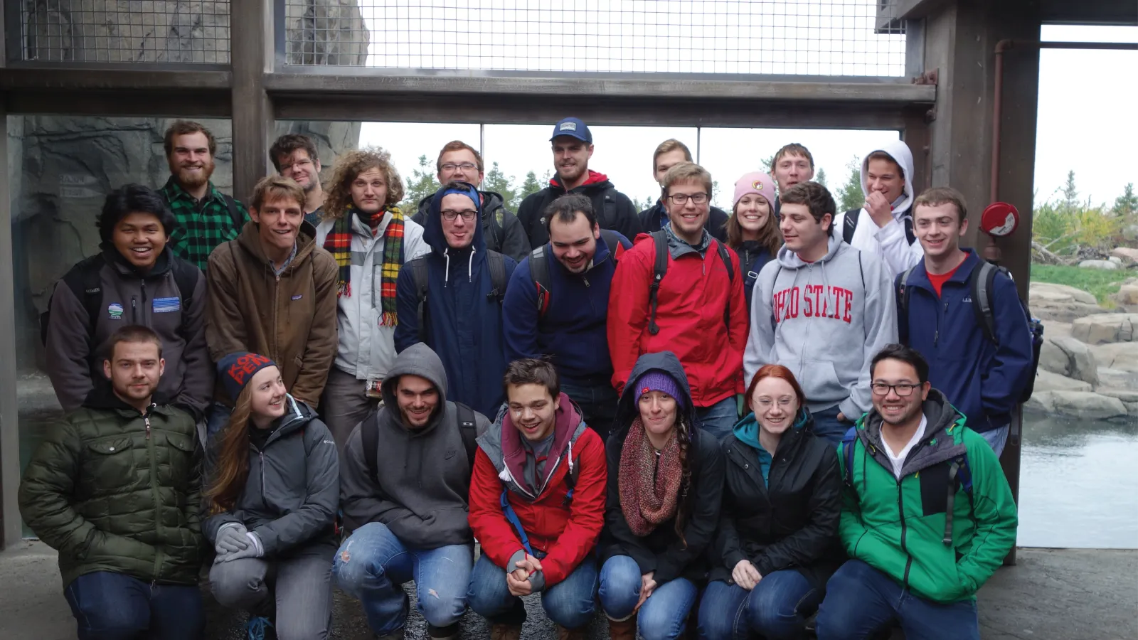 Alum Donaldi Permana on an Advanced Oceanography field trip to the Columbus Zoo