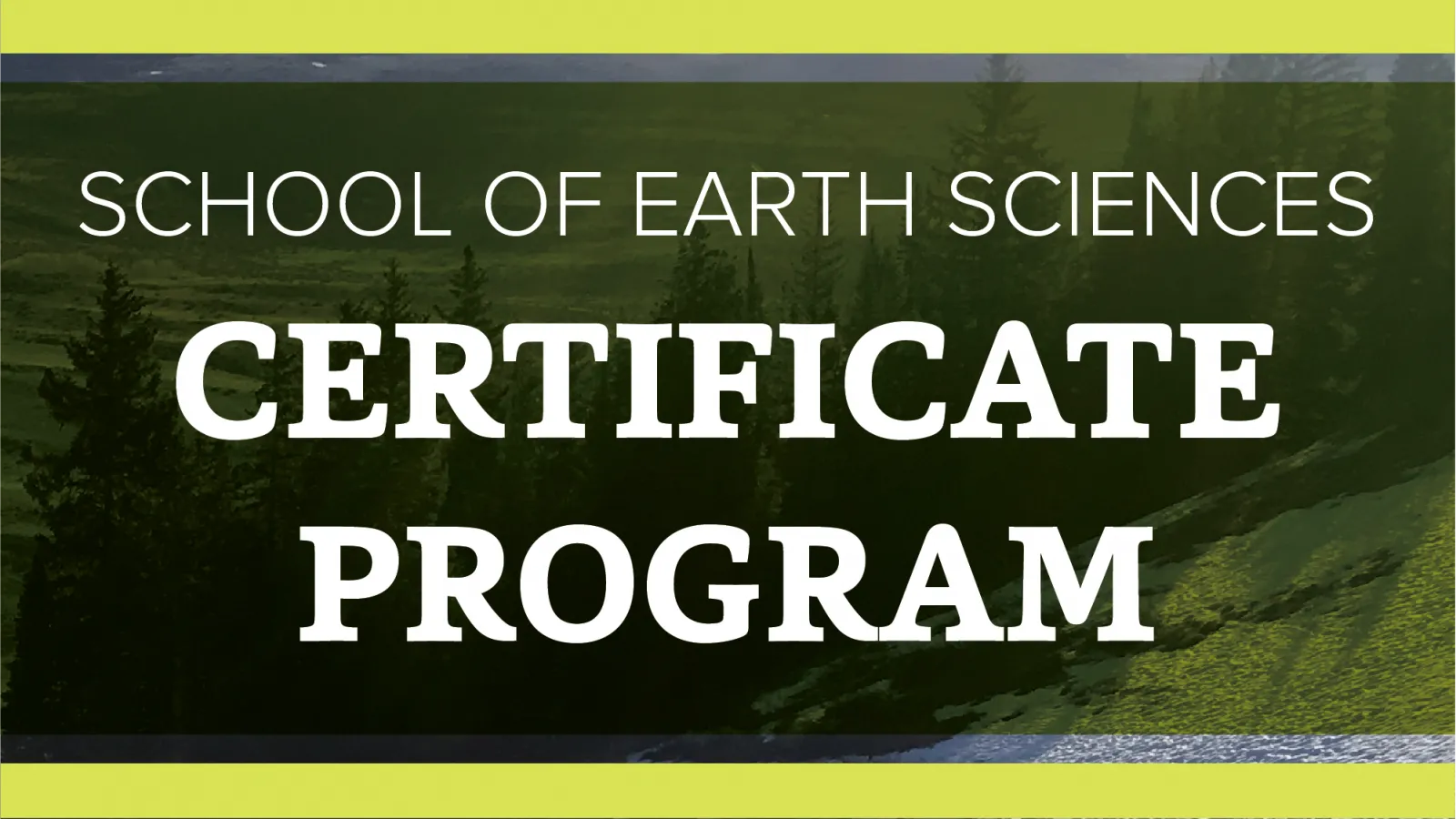 Certificate Program
