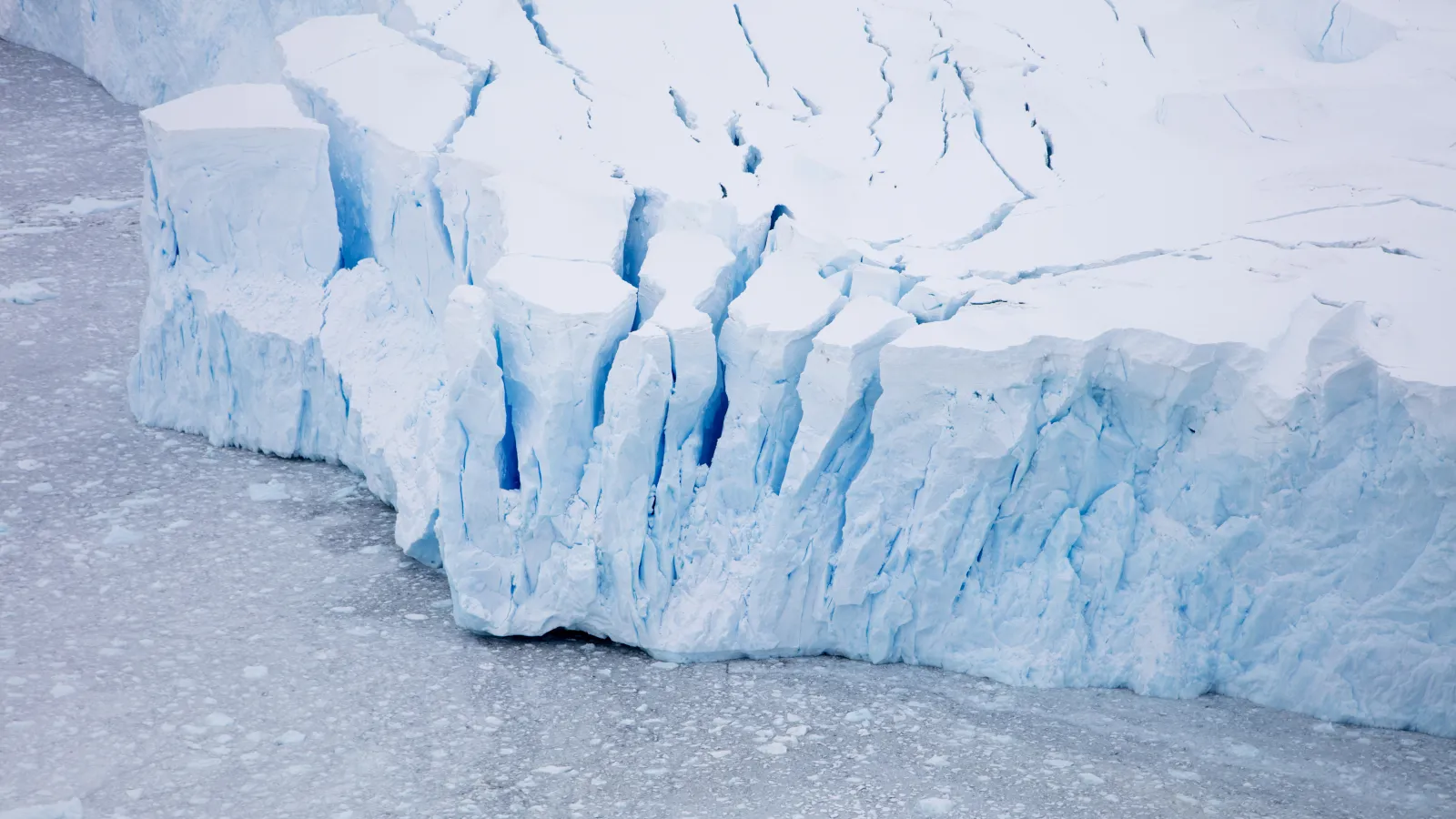 Antarctic ice shelves