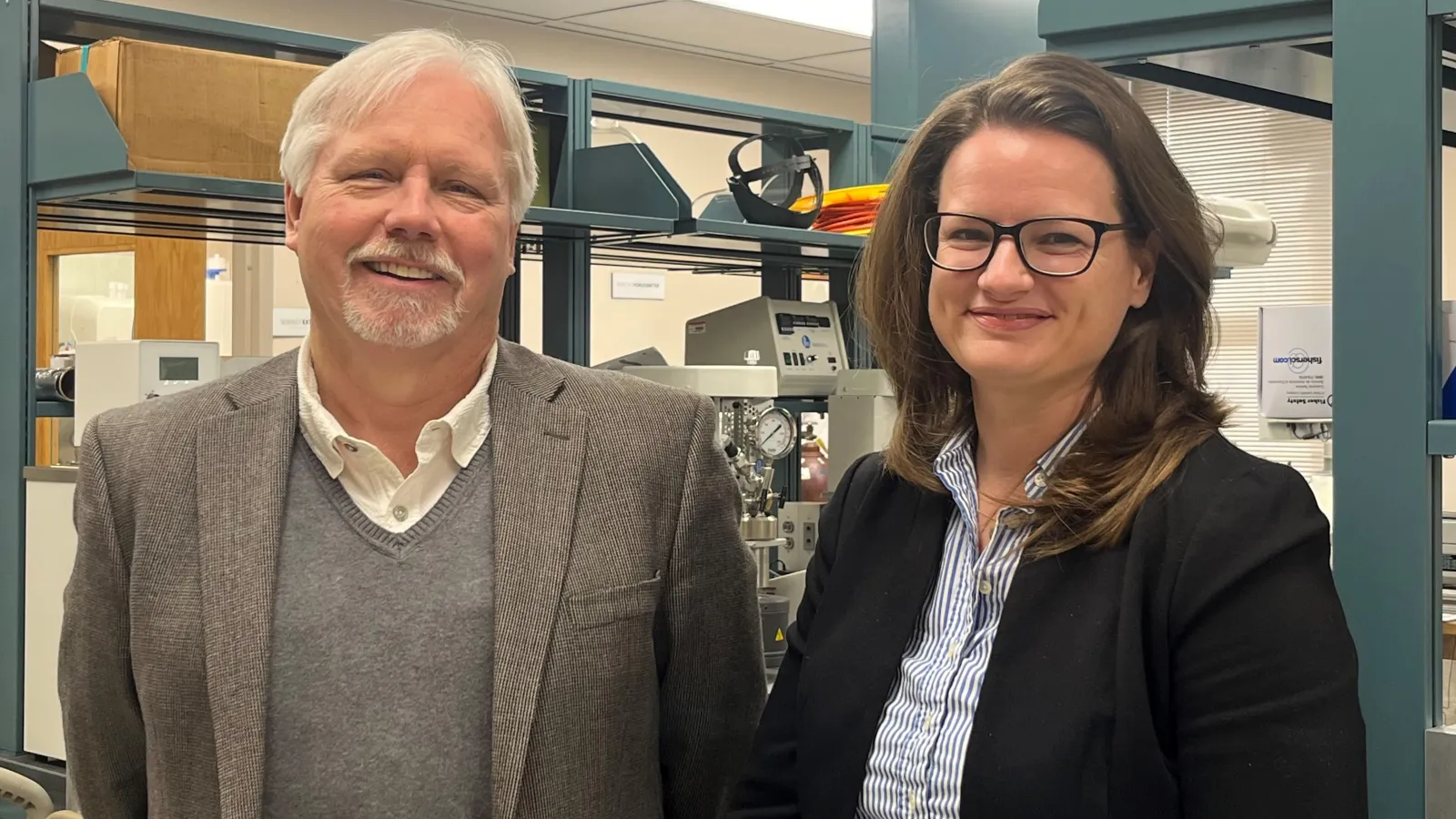 Professors Dave Cole and Ann Cook, recipients of new DoE funding designed to explore the potential for carbon dioxide storage in deep subsurface formations in eastern Ohio and northwest West Virginia.
