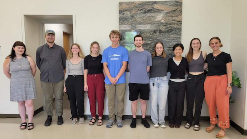 Group picture of 2025 SES summer scholars