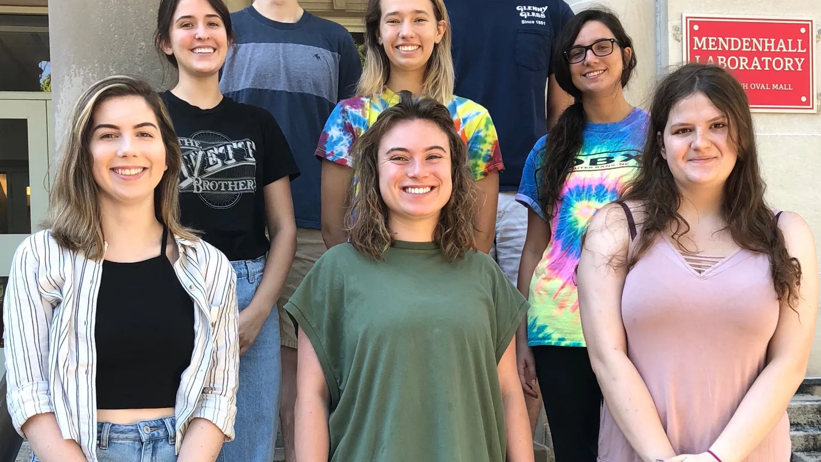 Earth Science undergraduate majors participating in the Shell Undergraduate Research Experience