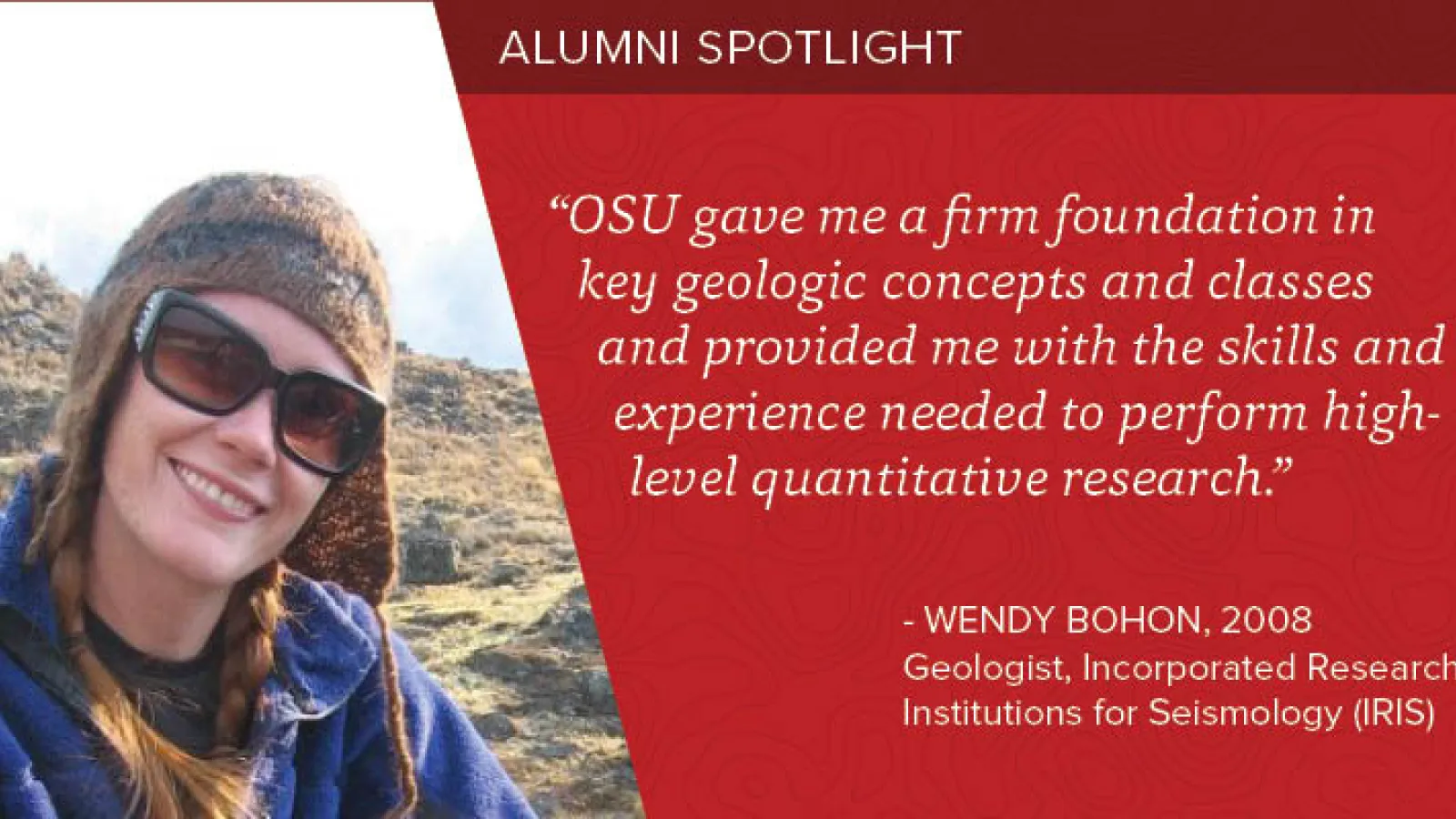 Spotlight: Wendy Bohon (MS 2008)