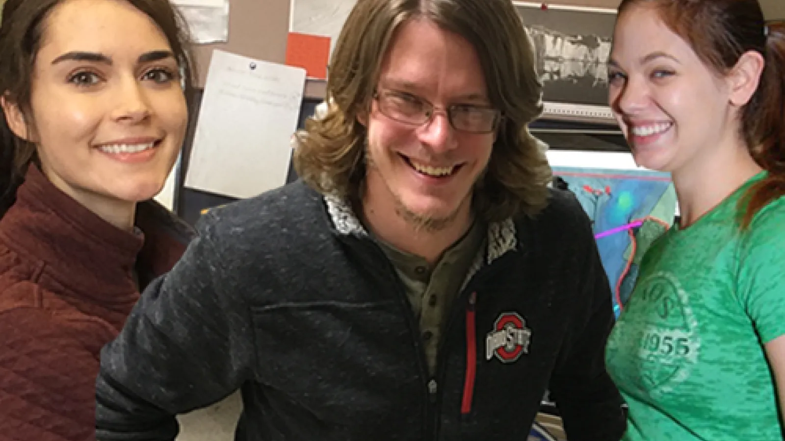 Michaela King, Josh Martin, and Samantha Carter win AGU Outstanding Student Paper Awards
