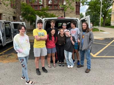 Lieftinck, Zinni, and Moffit scholarships recipients (2025). From left: Hailey Gonze, Braden Krauss, Sara Bauer, Hayden Martin (back), Eliza Smith, Simon Thompson (back), Anna Broome, Darren Leup, and Connor Blair. Not pictured: Arriana Casanova & Owen Doyle.