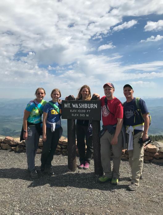 Dr. Lower (Right) and family on a recent trip to Yellowstone.