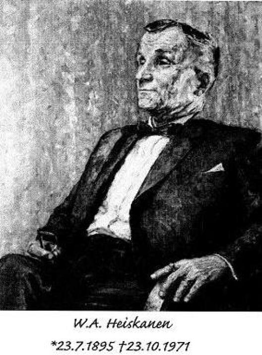 W. A. Heiskanen. W. A. Heiskanen, born 7-23-1895, died 10-23-1971.