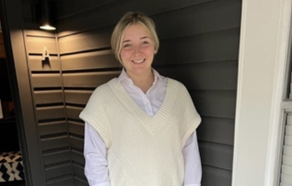 Isabelle Lambert preparing for Ph.D. program interviews.