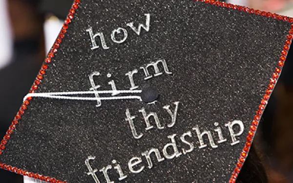 Ohio State University graduation cap