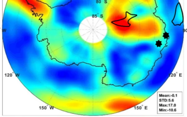 Graphic of Antarctica