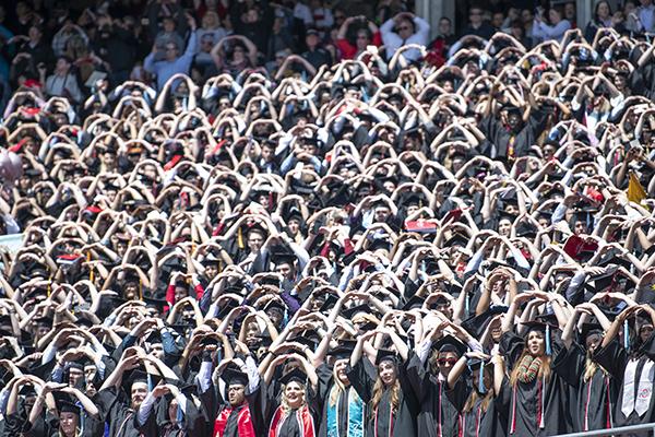 Ohio State University graduation photo