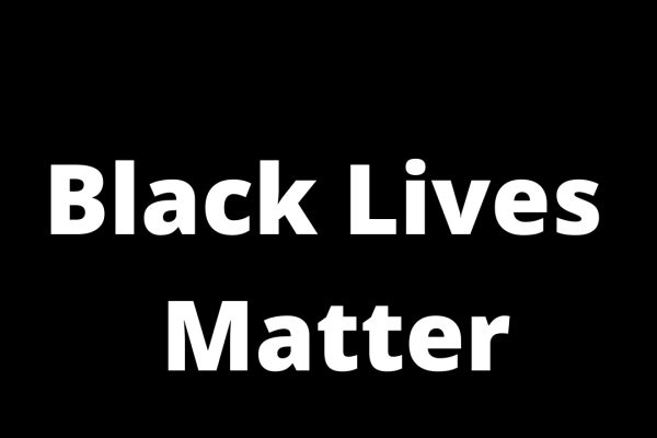 Graphic that says Black Lives Matter