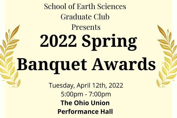 2022 Spring Banquet Award  