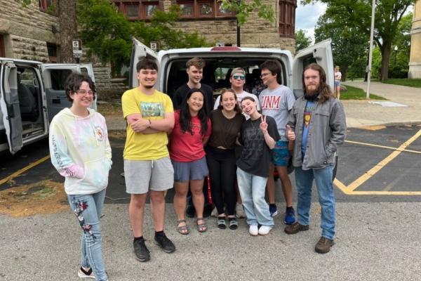 Lieftinck, Zinni, and Moffit scholarships recipients (2025). From left: Hailey Gonze, Braden Krauss, Sara Bauer, Hayden Martin (back), Eliza Smith, Simon Thompson (back), Anna Broome, Darren Leup, and Connor Blair. Not pictured: Arriana Casanova & Owen Doyle.