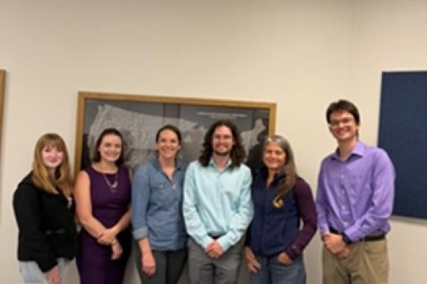 From left to right: Raegan Hepp (SES), Rebekah Simon (Exxon), Virginia Marcon (Exxon), Matt Idzakovich (SES), Stacie Gibbins (Exxon), and Darren Leupp (SES).