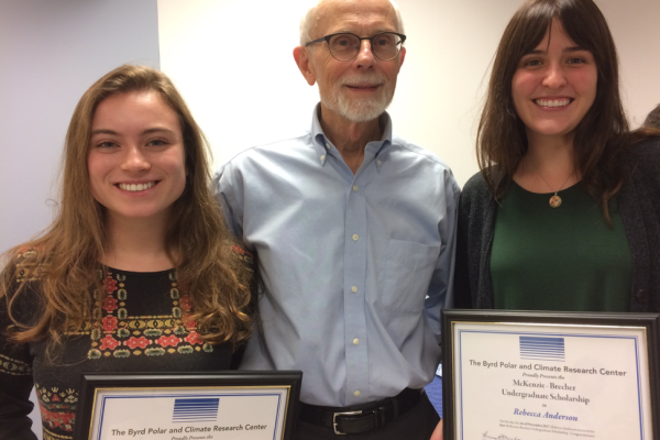 Lily Kleban and Becky Anderson received McKenzie–Brecher Undergraduate Research Scholarships. Lily Kleban and Becky Anderson received McKenzie–Brecher Undergraduate Research Scholarships.