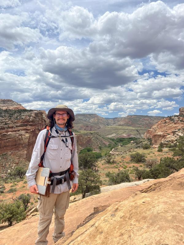 Matt Idzakovich overlooking Capitol Reef National Park