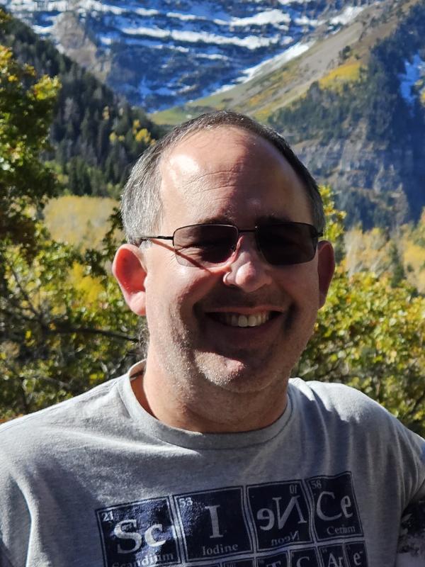Brian Bollin on the alpine loop, Mt. Timpanogos UT