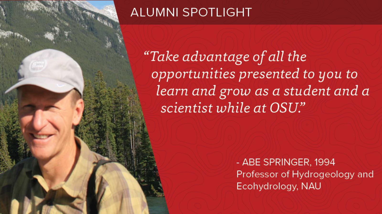 Spotlight: Abe Springer (PhD 1994)